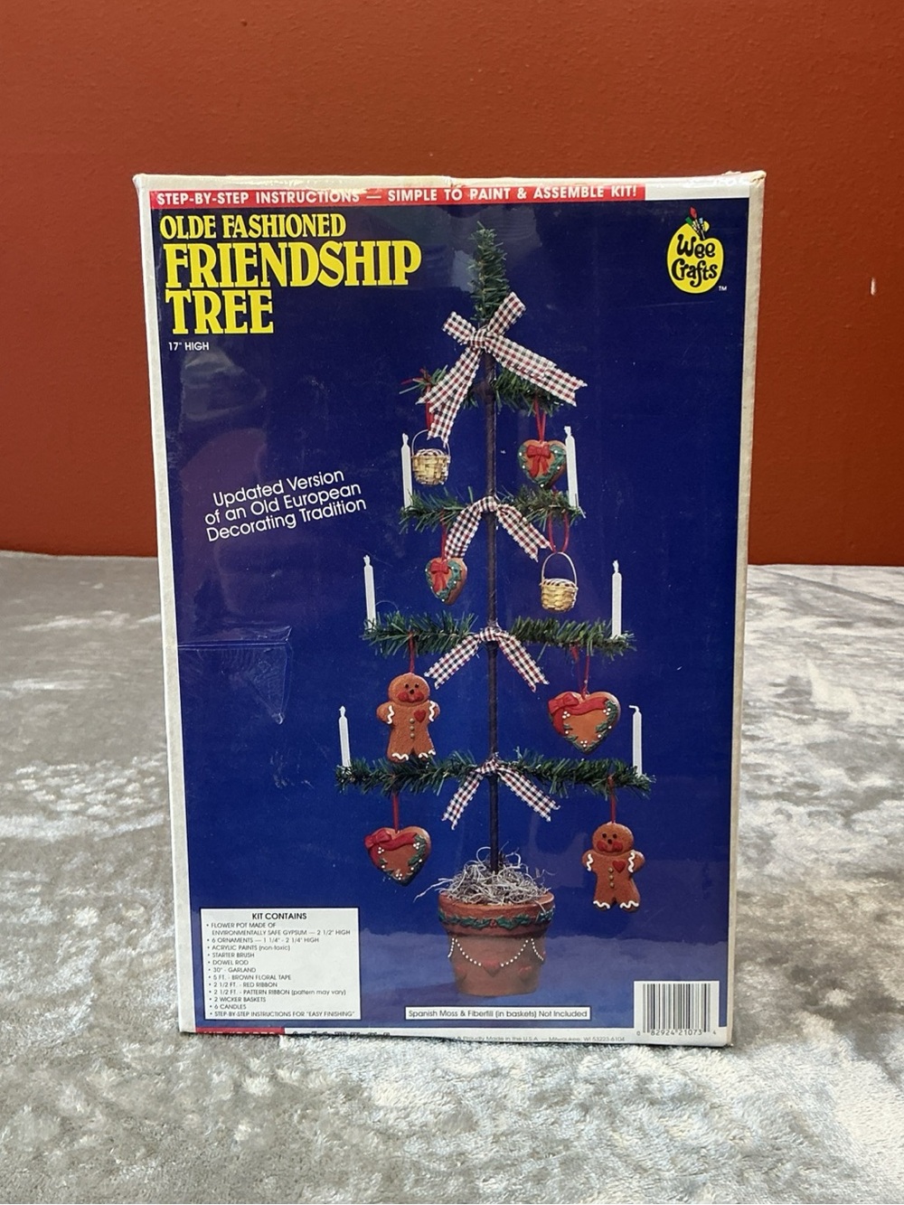 Vintage Wee Craft Olde Fashioned Friendship Tree 17” Kit #21073 NEW sealed